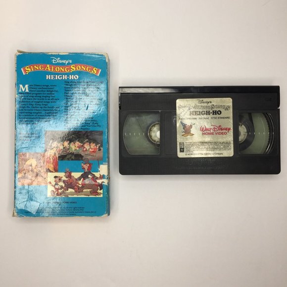 Vintage Set 6 Disney's Sing Along Songs VHS Be Guest Fun Music Bare Necessities - Picture 14 of 15